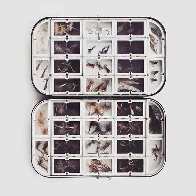 I really like the brand Best X Made in lower Manhattan, they design and fabricate super cool & unique products.  When I saw their Limited Edition Richard Wheatley for Best Made Fly Box with Flies I had to do a double take at the price tag.  Please read the details below and share the answer to my question - would you pay $598 for 96 flies in a limited run fly box? 
We've filled our iconic Limited Edition Richard Wheatley for Best Made Fly Box with 96 hand-tied Dette flies, and are only offering this rare collection in an exclusive edition of ten boxes. Since 1928 the Dette Fly Shop in Roscoe New York has been hand-tying flies, earning them nearly a century's worth of entomological expertise. This Limited Edition Fly Box provides enough bugs for four seasons of fishing the Catskill Rivers and most any river on the eastern seaboard of the United States. Presented in our classic Wheatley aluminum fly box with windowed spring closures, our collection of Dette flies could not have found a more fitting home. There's no better reason to get the waders out of the closet or the drift boat out of dry dock than a chance to test a new fly, and we've got 96 of the best reasons waiting for you. 
#roscoe #catskillrivers #trout #flytying #flytier #catskillflyfishing #newyorkflyfishing #flyfishing #flyfishroscoe #trout #troutfishing #troutflyfishing #freshwaterflyfishing #troutonfly #troutbum